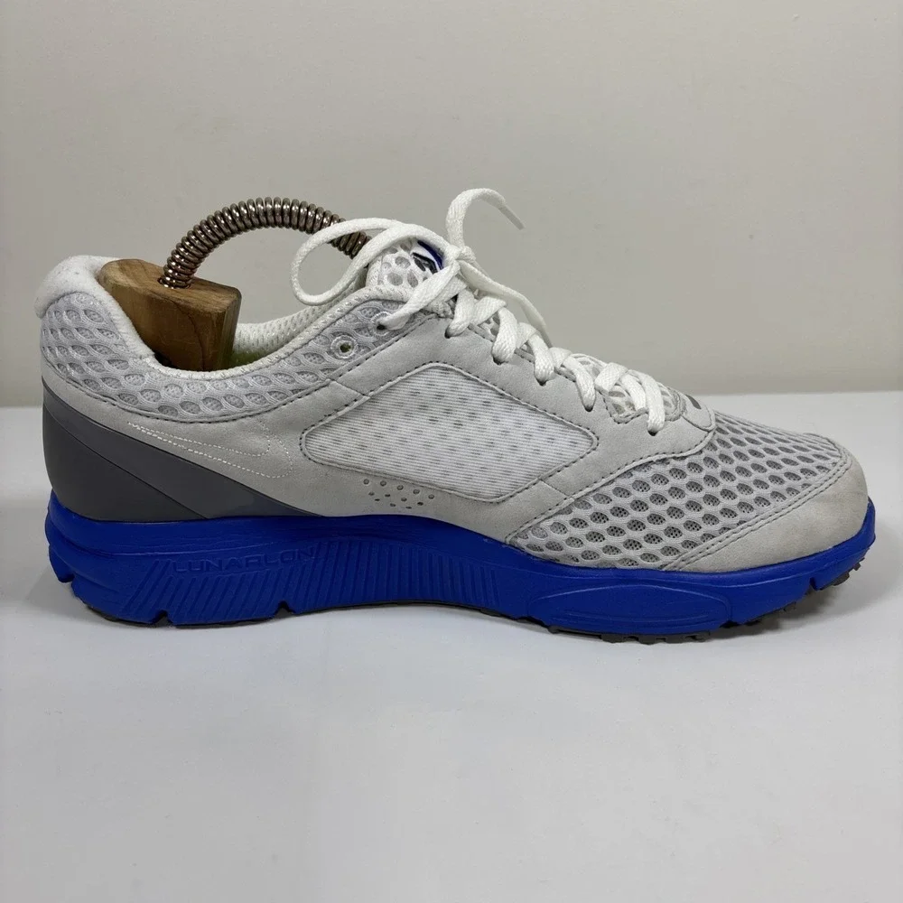 NIKE Mens Lunarfly 2 Gray Blue Running Shoes Sz 8.5‎ 452419-004 Athletic Comfort